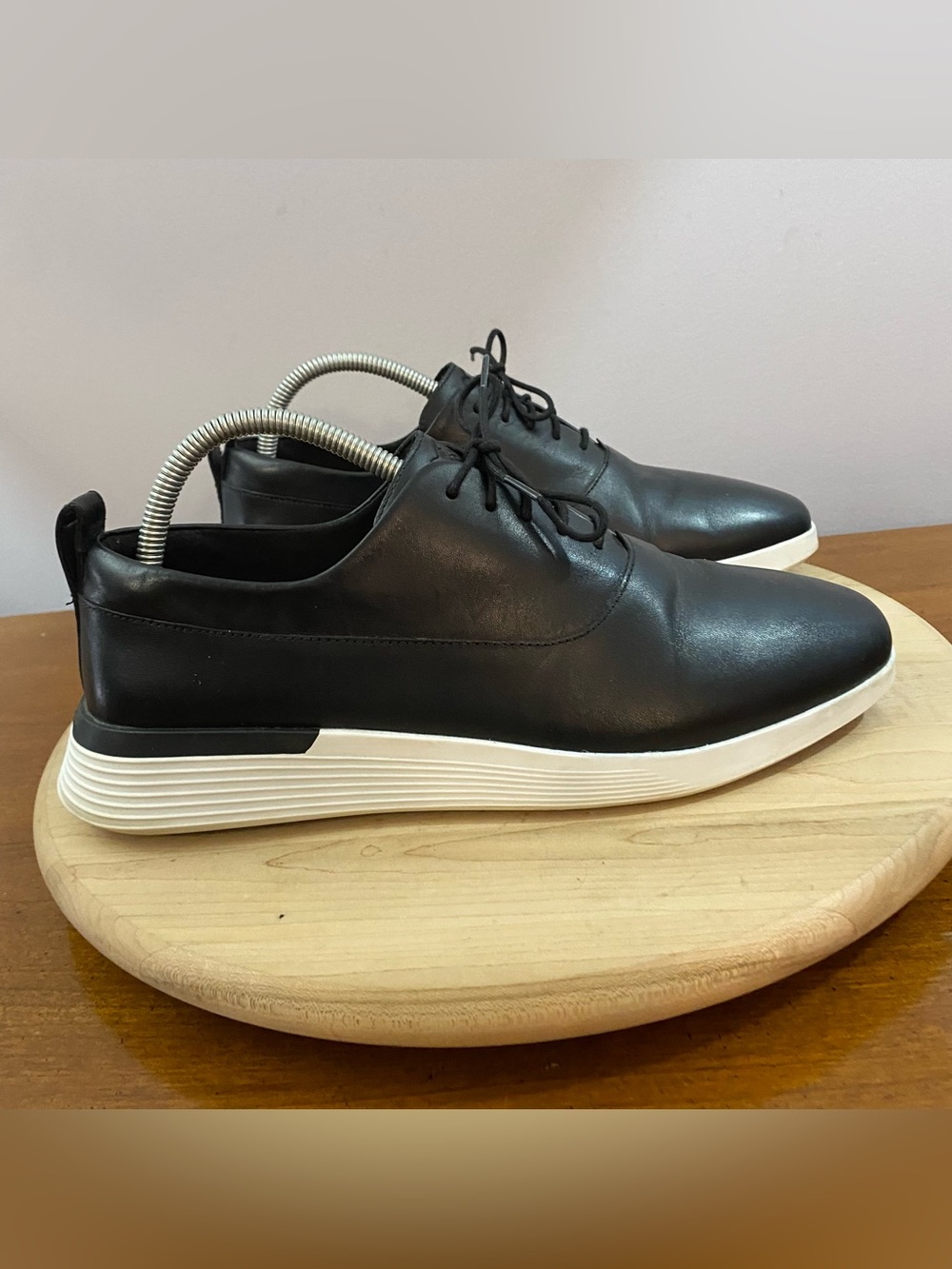 Wolf & Shepherd Men’s Crossover Longwing Black Leather Hybrid Dress Shoes Sz 9
